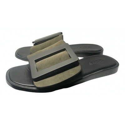 Pre-owned Boyy Khaki Leather Sandals