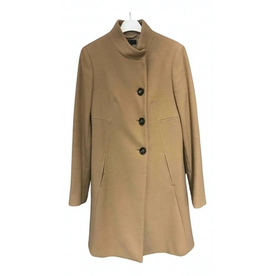 Pre-owned Benetton Camel Wool Coats