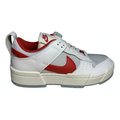 Pre-owned Nike Sb Dunk  White Trainers