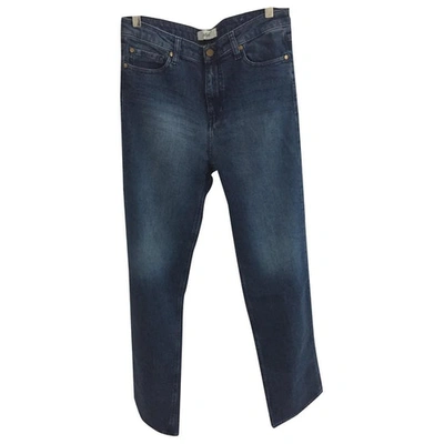Pre-owned Ba&sh Trousers In Blue