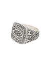 TOM WOOD STERLING SILVER CRYSTAL CHAMPION RING
