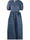 BAUM UND PFERDGARTEN GINGHAM CHECK DRESS