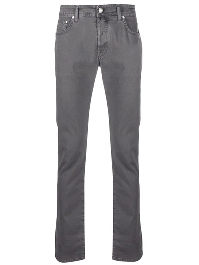 Jacob Cohen J688 Pocket Square Jeans In 灰色