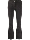 ARMA HIGH-RISE CROPPED KICK-FLARE TROUSERS