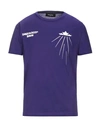 Dsquared2 T-shirts In Purple