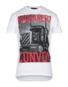 Dsquared2 T-shirts In White