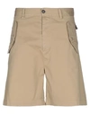 DSQUARED2 DSQUARED2 MAN SHORTS & BERMUDA SHORTS BEIGE SIZE 30 COTTON, ELASTANE,13506274DV 1