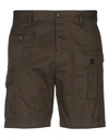Dsquared2 Shorts & Bermuda Shorts In Military Green