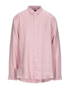 Armani Exchange Shirts In Pastel Pink