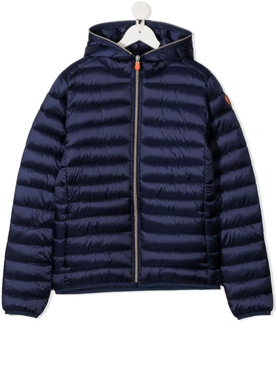 Save The Duck Kids' Gefütterte 'gigay' Jacke In Blue