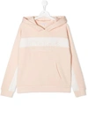 CHLOÉ TEEN EMBROIDERED LOGO HOODIE