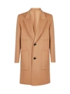 AMI ALEXANDRE MATTIUSSI WOOL AND CASHMERE COAT,11541783