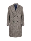 MP MASSIMO PIOMBO ROBBIE DOUBLE-BREASTED CHEVRON WOOL COAT,11541781