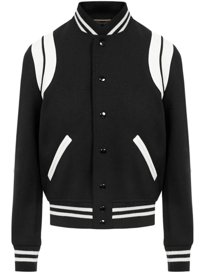 Saint Laurent Teddy Jacket In Black