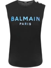 BALMAIN PARIS TANK TOP,11540559