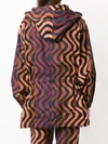 ANDREA MARQUES PRINTED HOODED PARKA