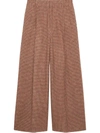 GUCCI HOUNDSTOOTH WIDE-LEG TROUSERS