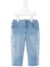 STELLA MCCARTNEY MUSIC NOTE-PRINT JEANS