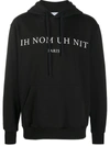 Ih Nom Uh Nit Logo Hooded Sweatshirt In Black