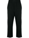 ISSEY MIYAKE HIGH-WAISTED TRACK TROUSERS