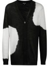 ANN DEMEULEMEESTER TWO-TONE KNITTED JUMPER