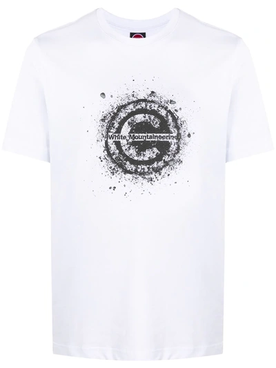 White Mountaineering X Colmar Age Logo T-shirt In White