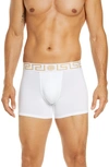 VERSACE FIRST LINE LONG STRETCH COTTON TRUNKS,AU10028A232741