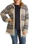 ADYSON PARKER BOHO HOODED PONCHO CARDIGAN,ACS0079X05