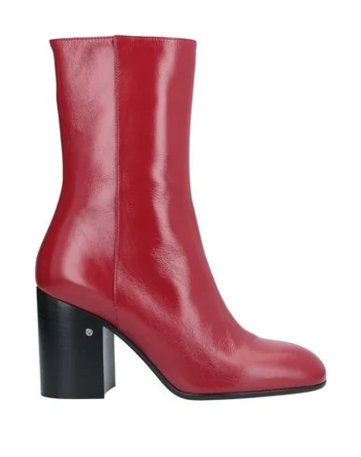Laurence Dacade Ankle Boots In Red