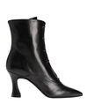 8 BY YOOX 8 BY YOOX WOMAN ANKLE BOOTS BLACK SIZE 7 CALFSKIN,11946314QL 15