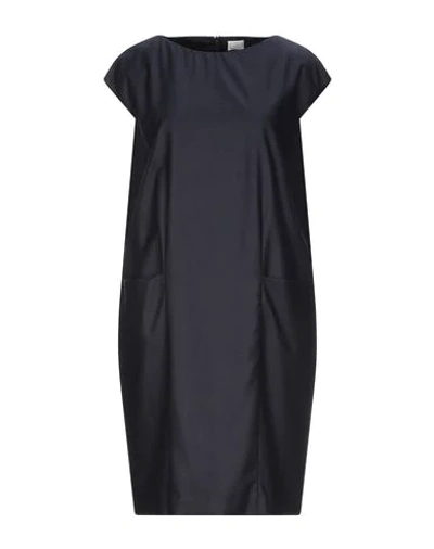 Agnona Short Dresses In Dark Blue