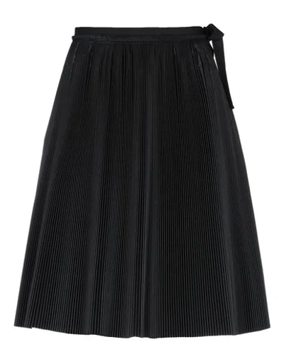Jil Sander Midi Skirts In Black