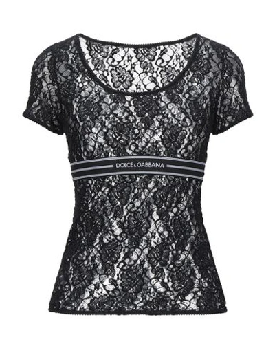 Dolce & Gabbana Blouses In Black