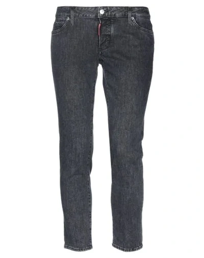 DSQUARED2 DSQUARED2 WOMAN JEANS BLACK SIZE 4 COTTON, ELASTANE,42813531KC 10