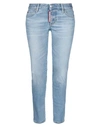 Dsquared2 Denim Cropped In Blue