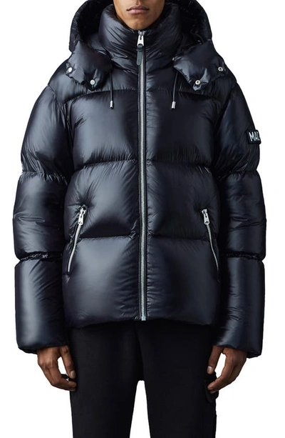 Mackage Kent Water Repellent Down Puffer Jacket In Black