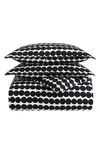 Marimekko Rasymatto Comforter & Sham Set In Black