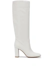 GIANVITO ROSSI KNEE-LENGTH LEATHER BOOTS