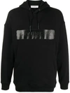 GIVENCHY LOGO-BAND COTTON HOODIE