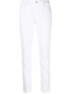 Polo Ralph Lauren Slim-fit High Rise Jeans In White