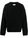 Takahiromiyashita The Soloist Textured Pattern Knit Jumper In Black