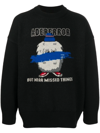 Ader Error Snowball 毛衣 In Black