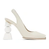 JACQUEMUS WHITE 'LES CHAUSSURES VALERIE' HEELS