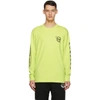 MONCLER GENIUS 2 MONCLER 1952 YELLOW UNDEFEATED EDITION LOGO LONG SLEEVE T-SHIRT