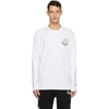 MONCLER GENIUS MONCLER GENIUS 2 MONCLER 1952 WHITE UNDEFEATED EDITION LOGO LONG SLEEVE T-SHIRT