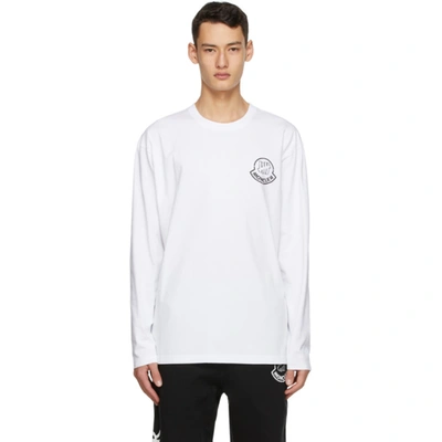 Moncler Genius 1952 X Undefeated Logo Long Sleeve T-shirt In White