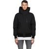 Mackage Black Down Dixon 2-in-1 Bomber Jacket In Black