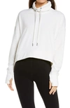 Sweaty Betty Harmonise Luxe Sweatshirt In Flint White