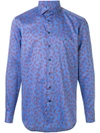 Etro Paisley Print Long-sleeved Shirt In Multicolour