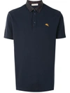 ETRO PATTERNED COLLAR POLO SHIRT